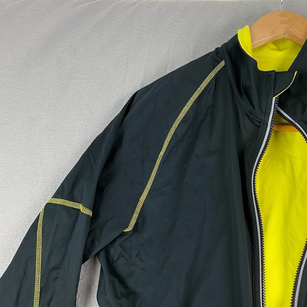 Pearl Izumi Elite reversible Jacket Mens L zip pocket softshell reflective - Picture 5 of 16